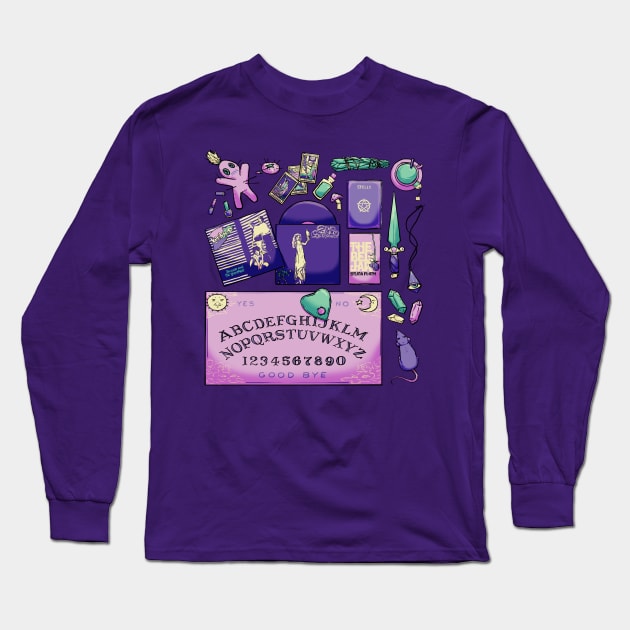 Teen Witch Starter Kit Long Sleeve T-Shirt by Grandma Ironlung